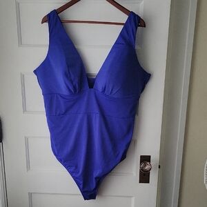 Womens One Piece Swimsuit - Blue